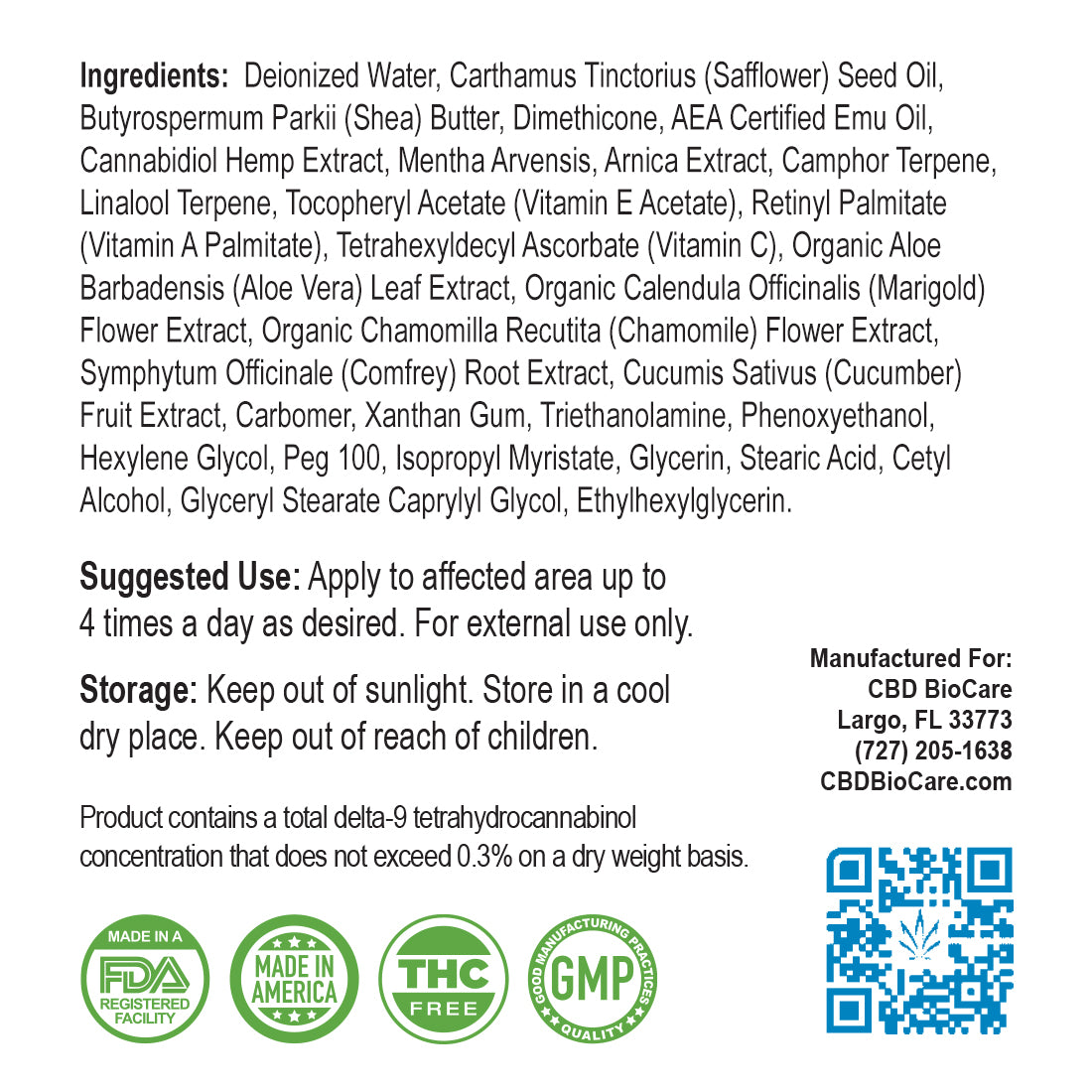 CBD BioCare 1500mg Pain Balm - Extra-strength concentrated CBD topical in premium jar, delivering powerful targeted relief for deep muscle pain, joint discomfort, and inflammation