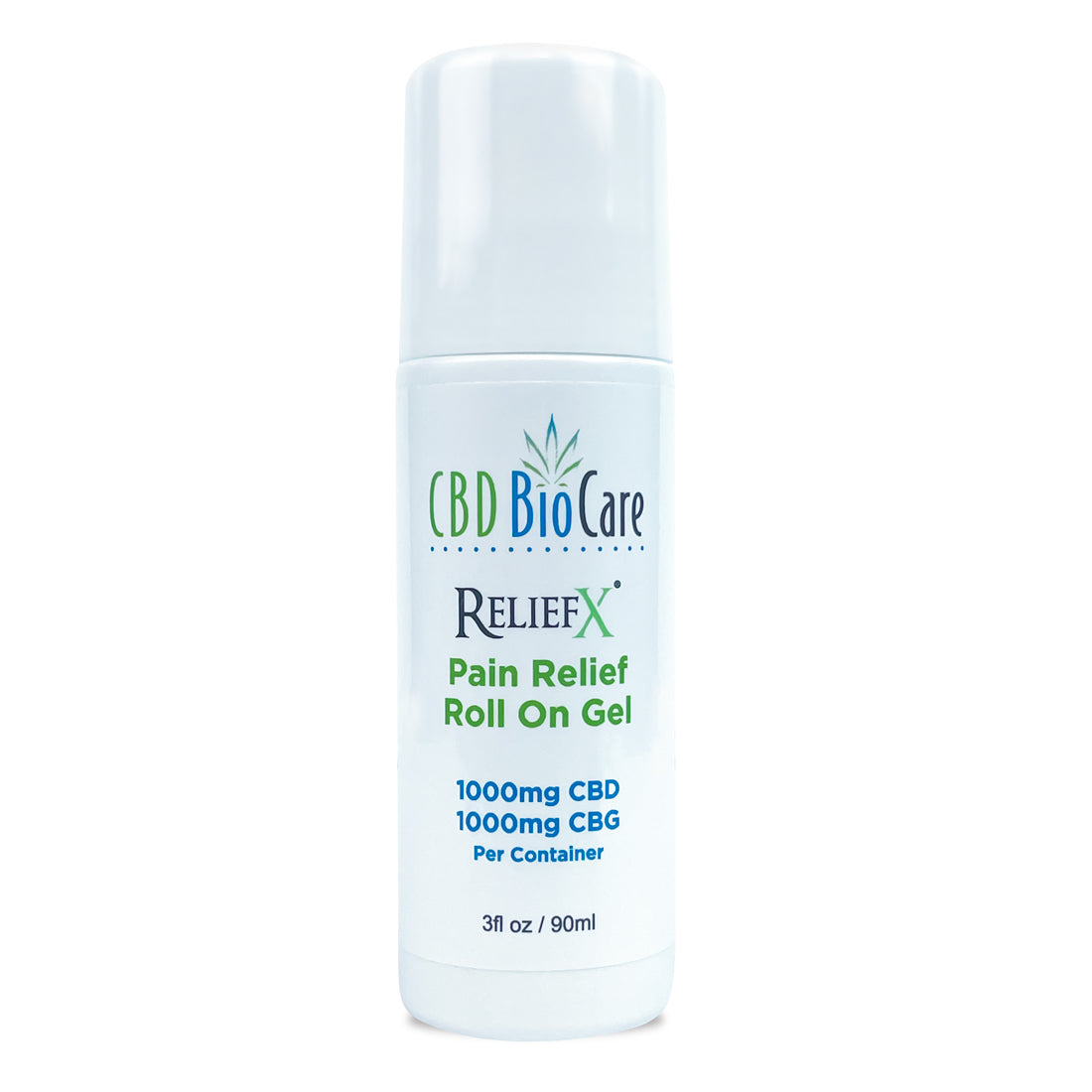 CBD BioCare Roll-On Pain Relief - Portable CBD topical applicator with rollerball tip for precise, mess-free application of hemp extract to sore muscles and joints