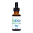 CBD BioCare 750mg Hemp Oil - Mid-strength CBD tincture in glass amber bottle with calibrated dropper, offering balanced daily wellness support in a versatile concentration