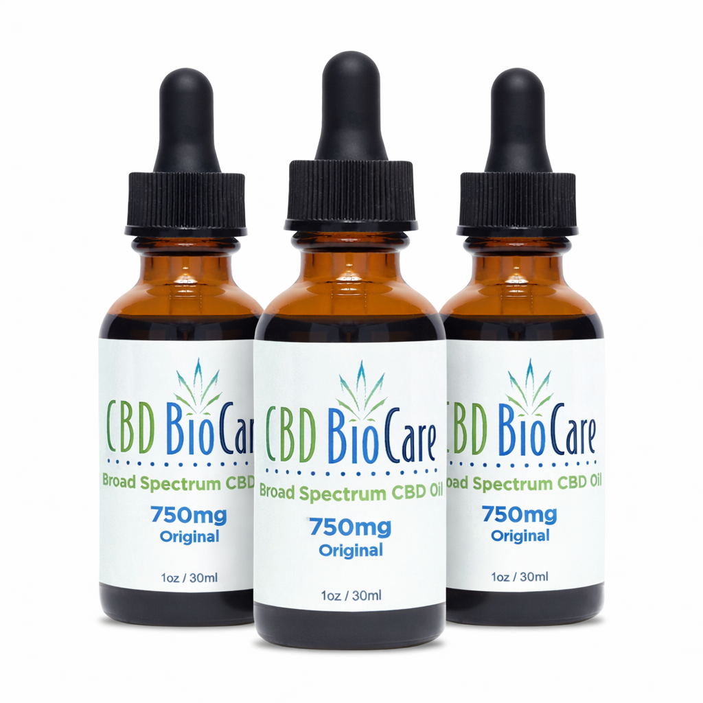 3 pack 750mg CBD Oil