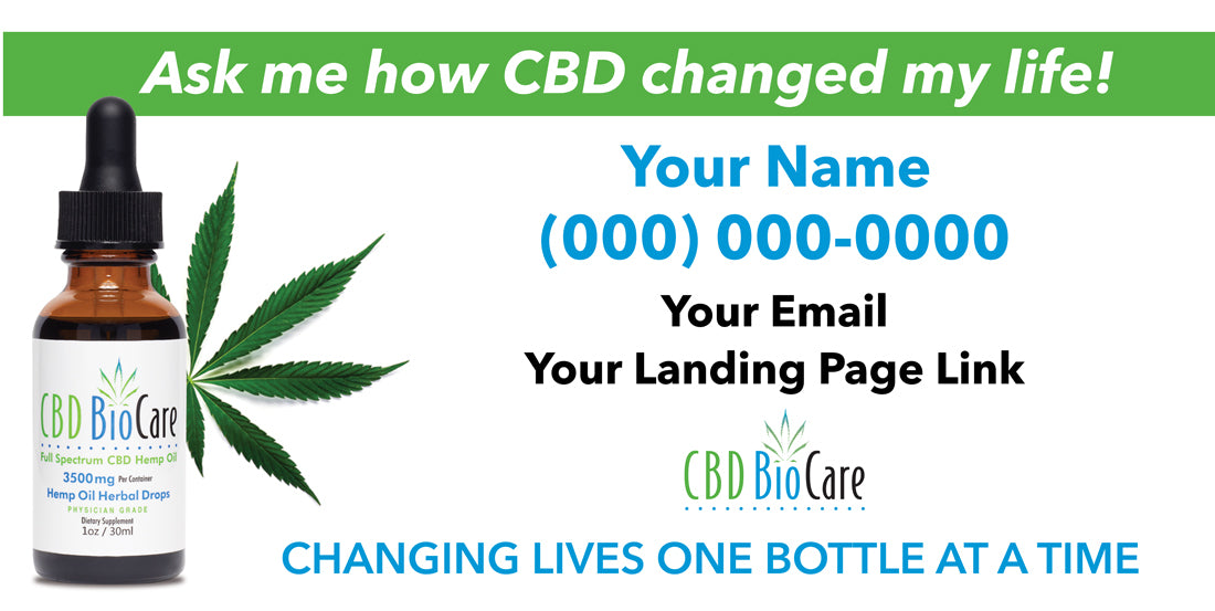CBD BioCare Representative Car Magnet
